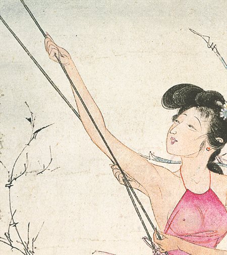 浦北县-胡也佛的仕女画和最知名的金瓶梅秘戏图
